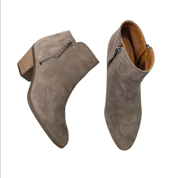 FRYE Judith Bootie Taupe Suede ankle boots 8 - Picture 2 of 8